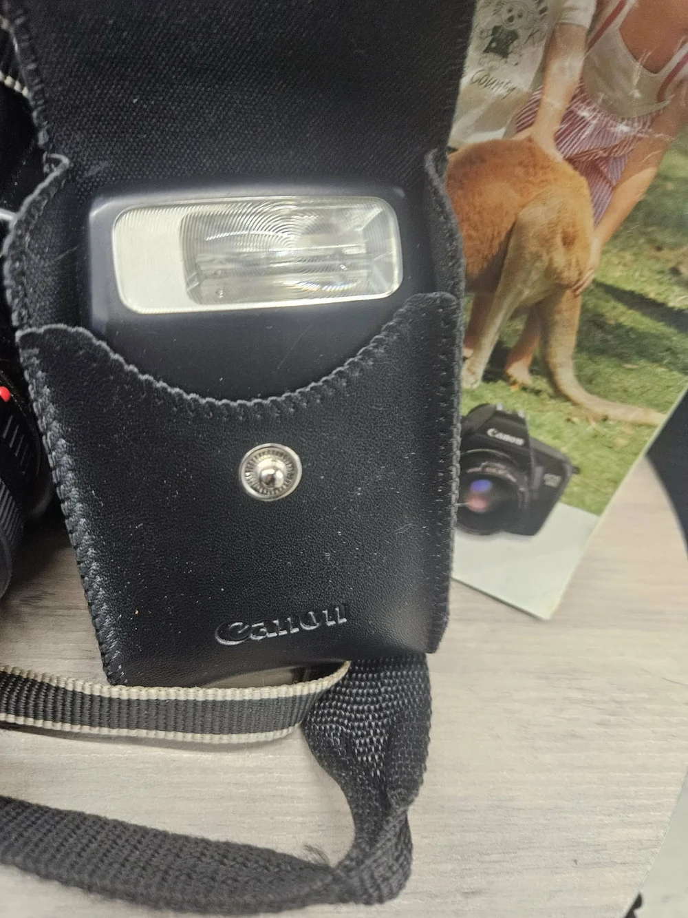 Canon SLR Film Camera Kit in Black with Lens and Case
